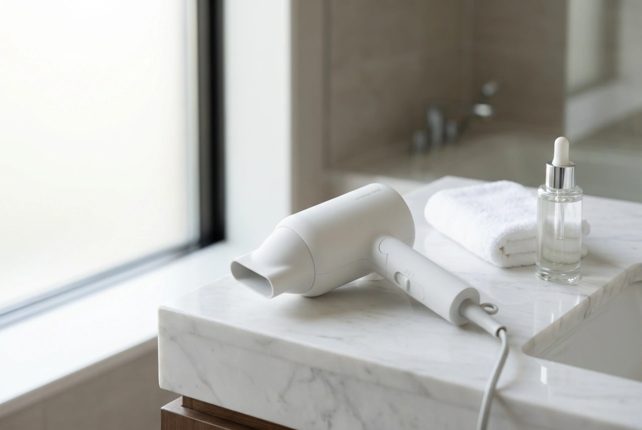 Kleine haardroger: slim drogen op reis en je lokken beschermen