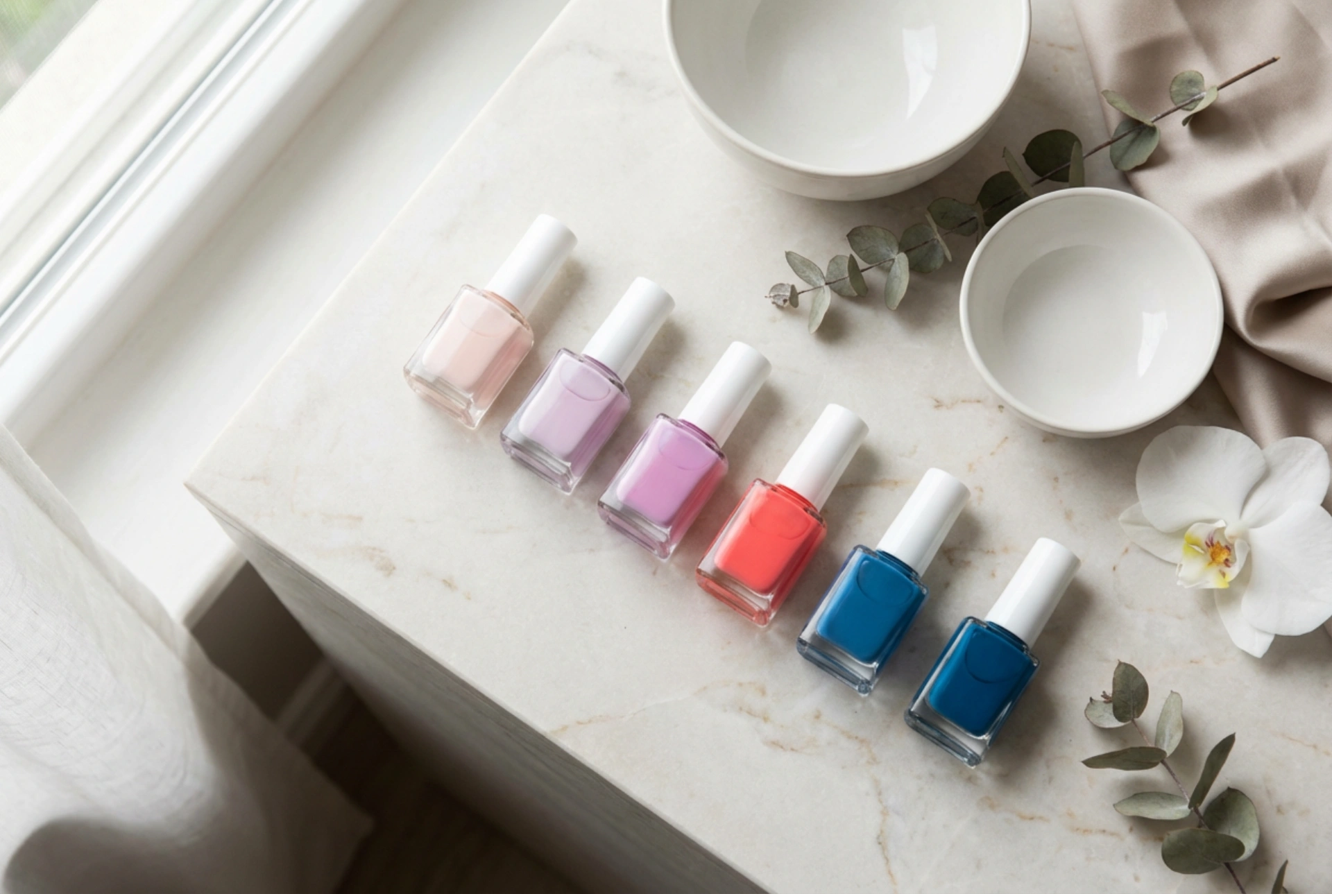 Gellak: sets, kleurselectie en de juiste flesgrootte