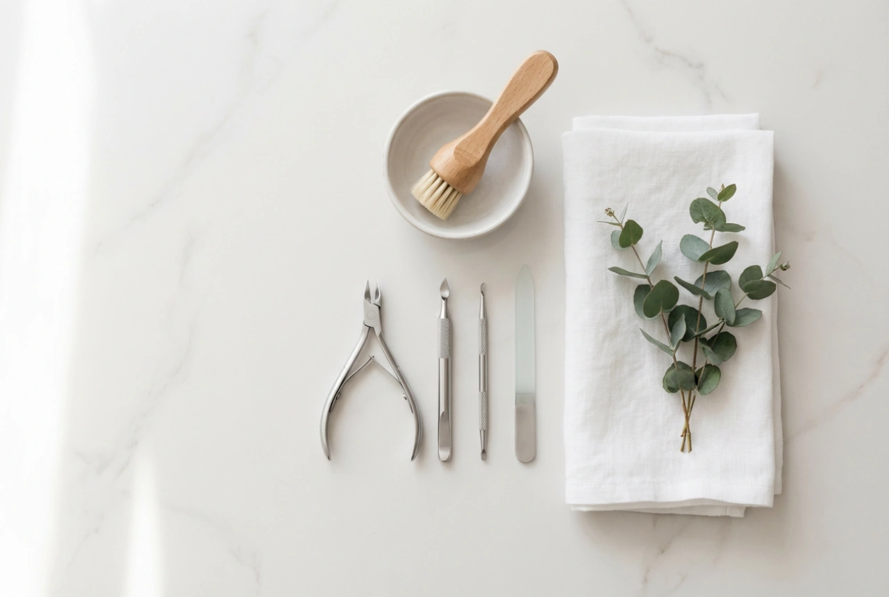 Manicure- en pedicureset: onderdelen, hygiëne en eerste stappen