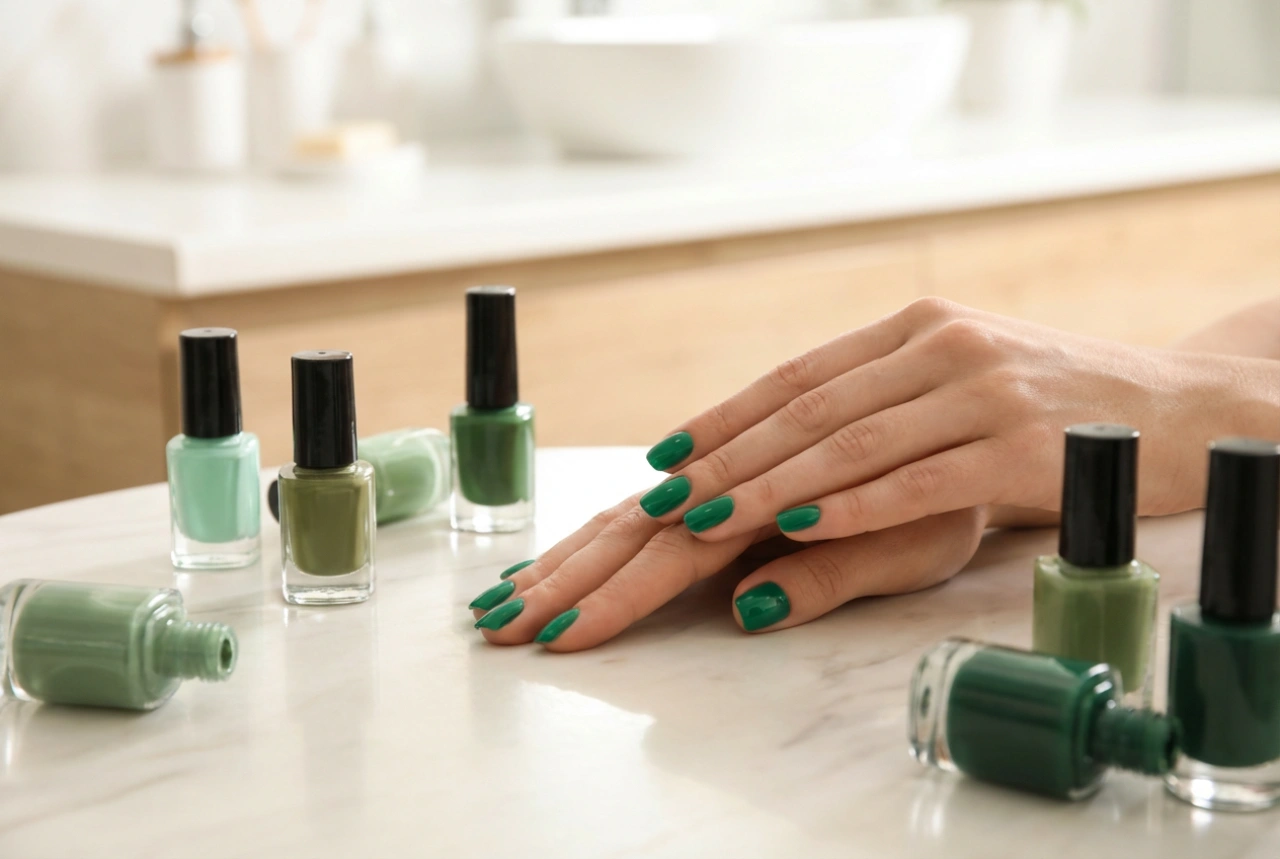 Groene nagellak: hoe kies je de juiste tint en breng je het egaal aan