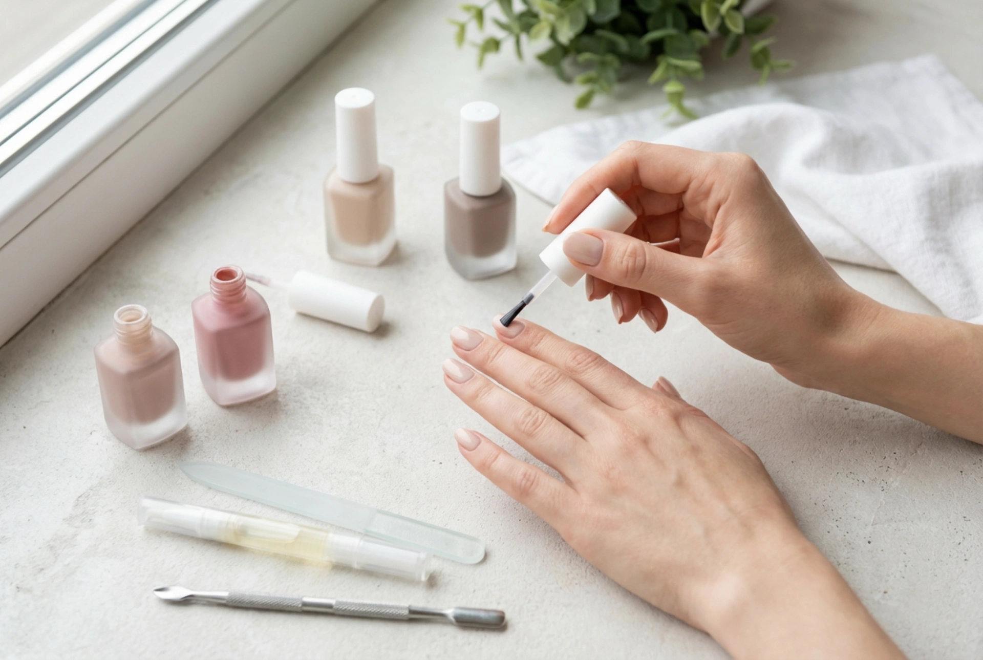 Manicure zonder UV: set voor nagels zonder lamp en een stapsgewijze gids