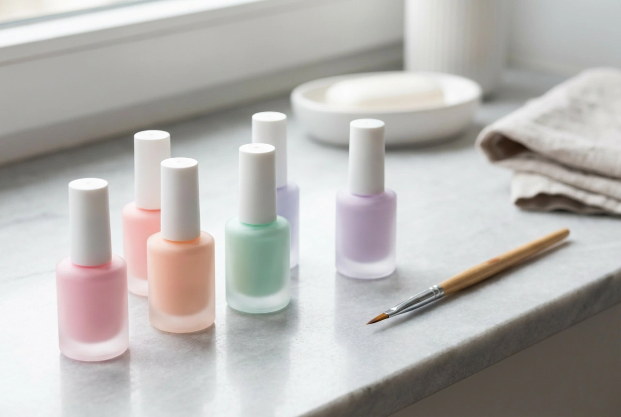 Gekleurde hybride bases: wanneer te gebruiken en hoe de nagelplaat te egaliseren