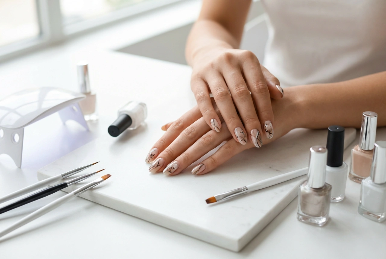 Hybride nageldecoratie stap voor stap: gereedschap, technieken, fixatie
