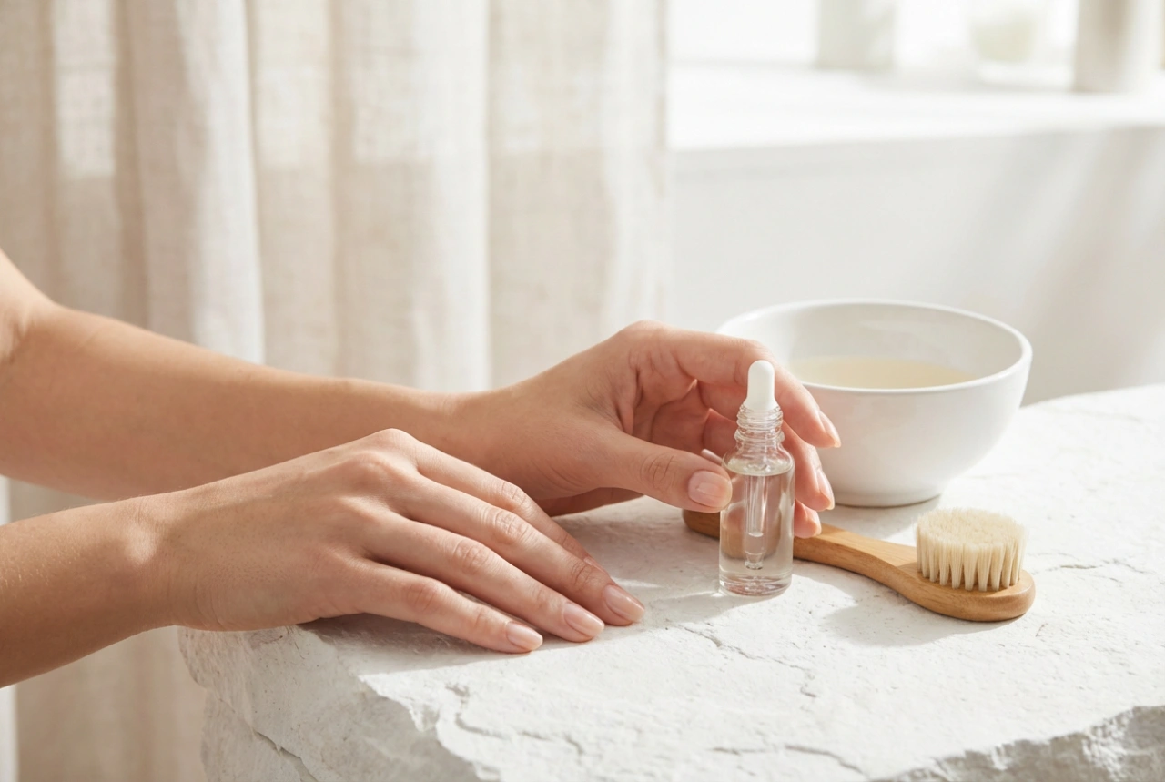 Natuurlijke hybride manicure: stap voor stap een natuurlijk nageleffect