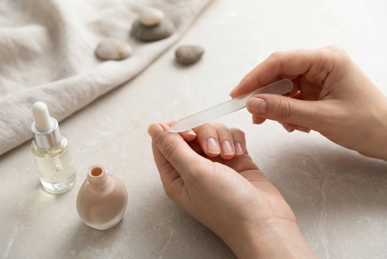 Klassieke manicure thuis: nagelriemverzorging, vijlen en lakken