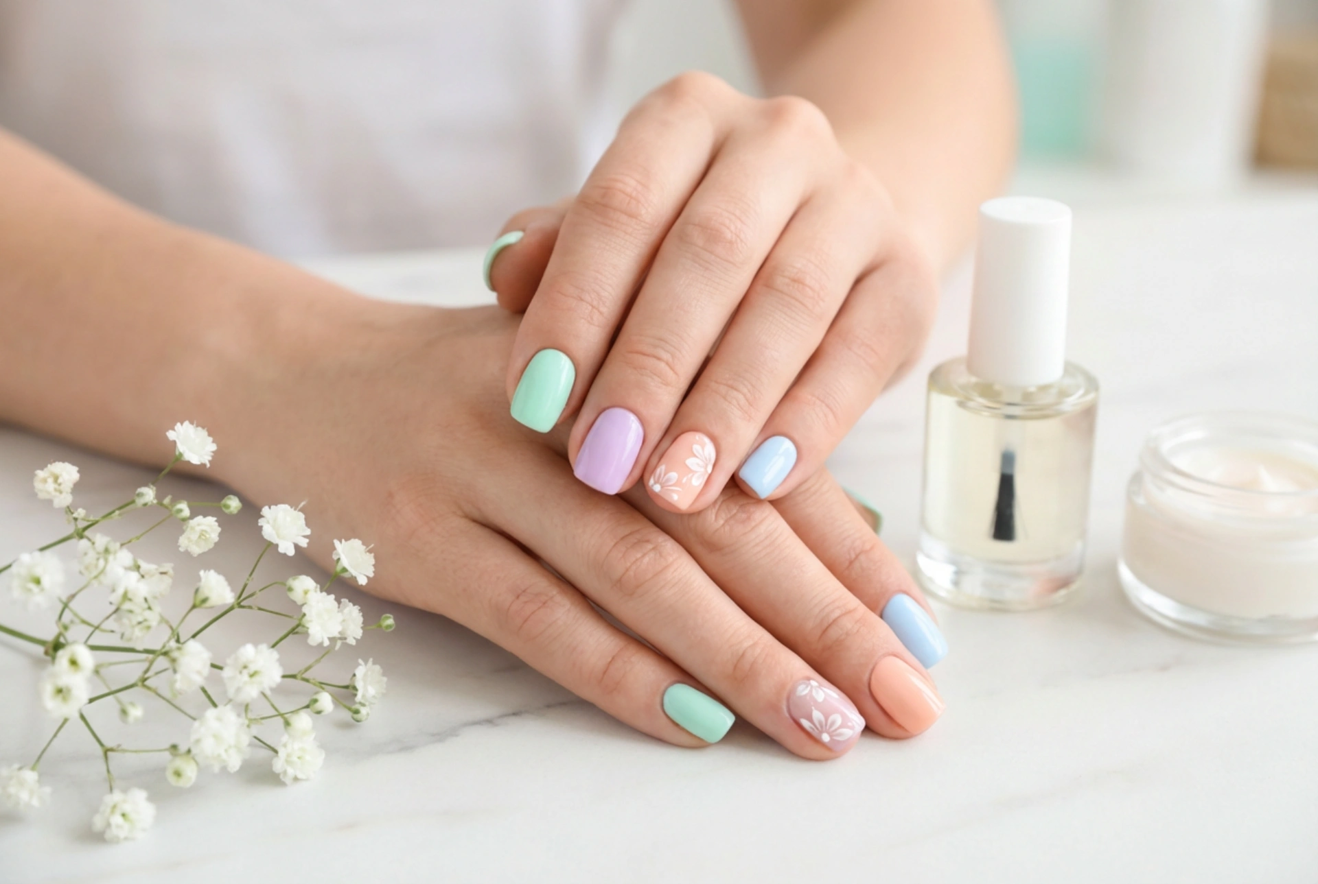 Zomerse gellak manicure: kleurbehoud, verzorging en eenvoudige nail art