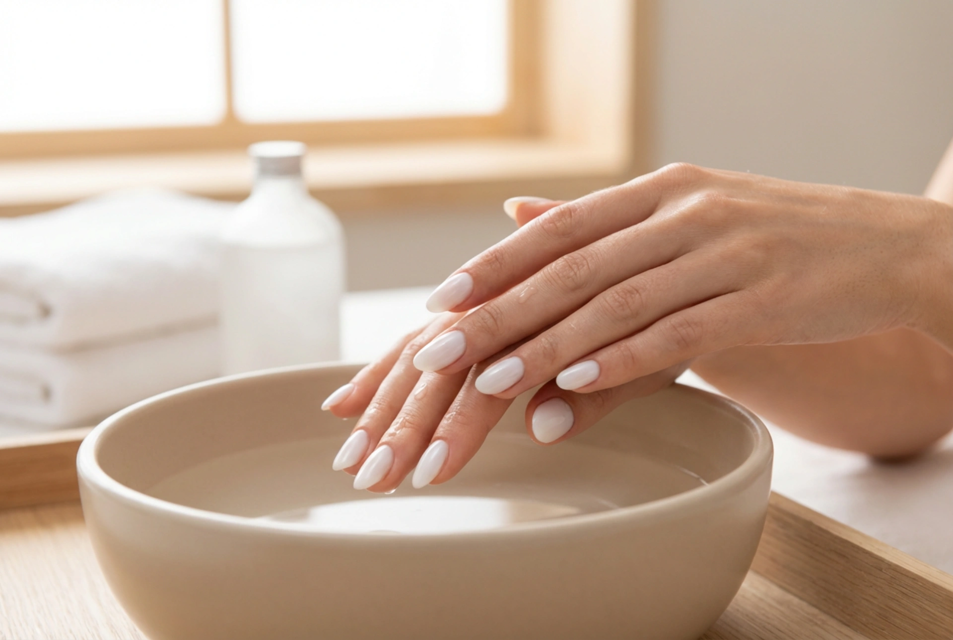 Melkwitte gelnagels: hoe bereik je het perfecte milky manicure-effect