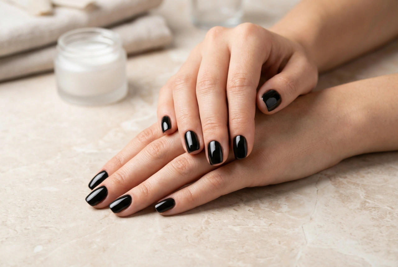 Zwarte gellak nagels: perfect aanbrengen zonder strepen of stofjes