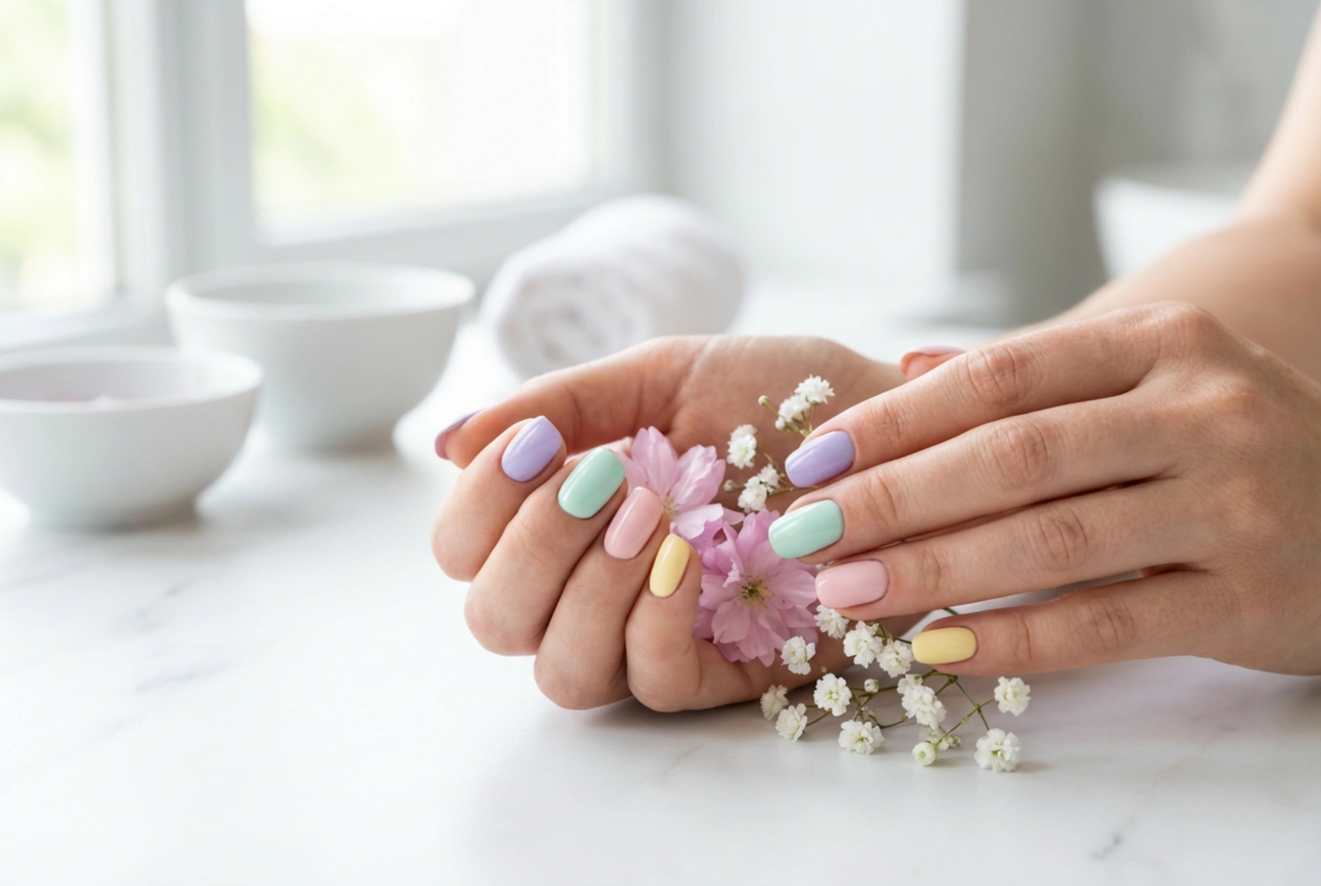 Lentegids: Hybride nagels voor de lente in een paar eenvoudige stappen