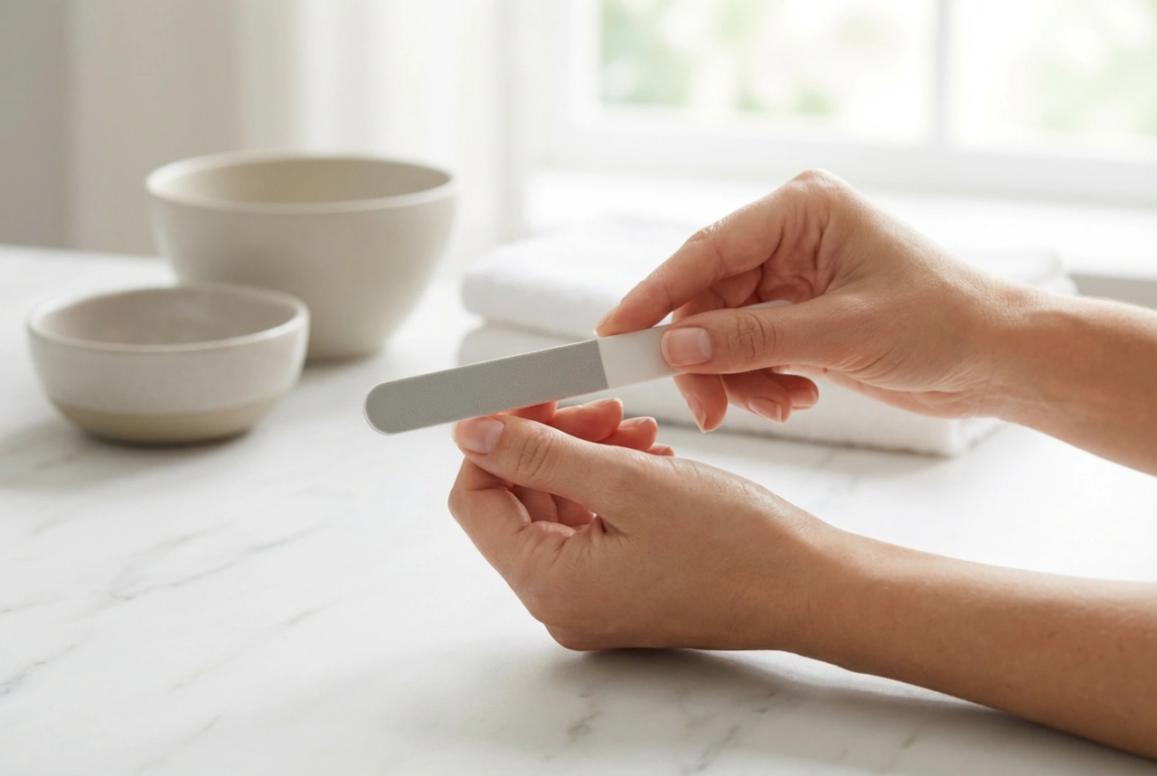 Nagelvijl 180/240: stap voor stap matteren en gladmaken