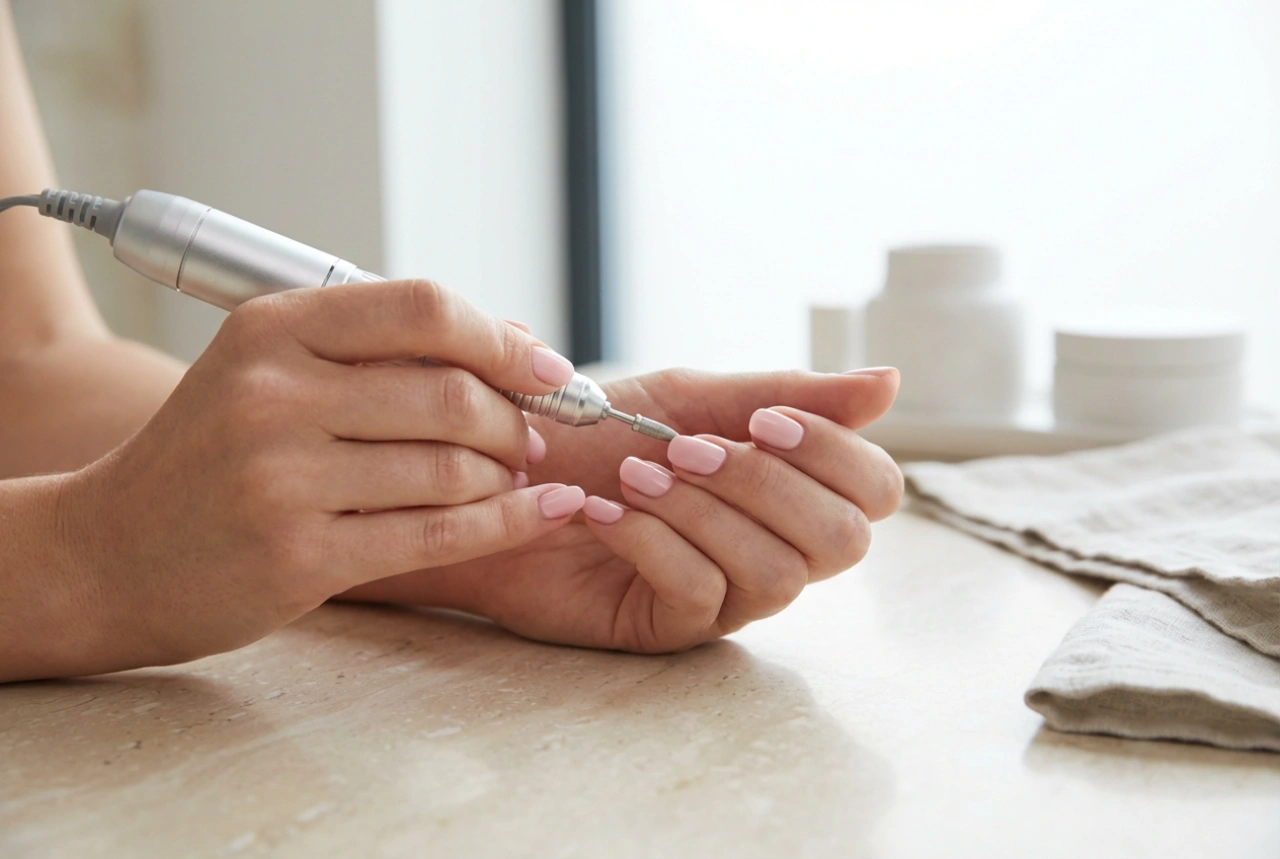 Krachtige nagelfrees: veilig werktempo en toerentalregeling