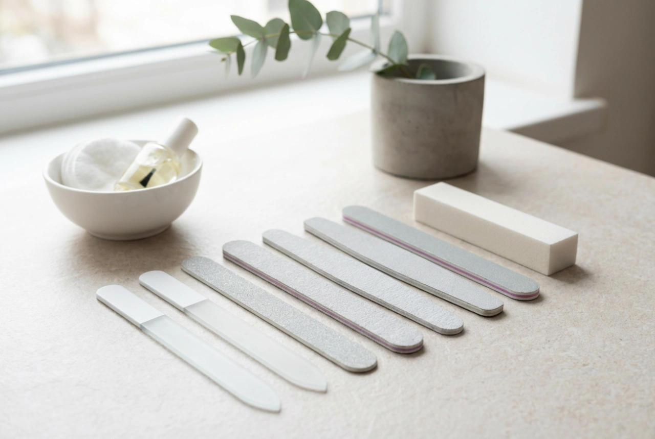 Wegwerpvijlen voor nagels: hygiëne thuis en in de salon, gradaties
