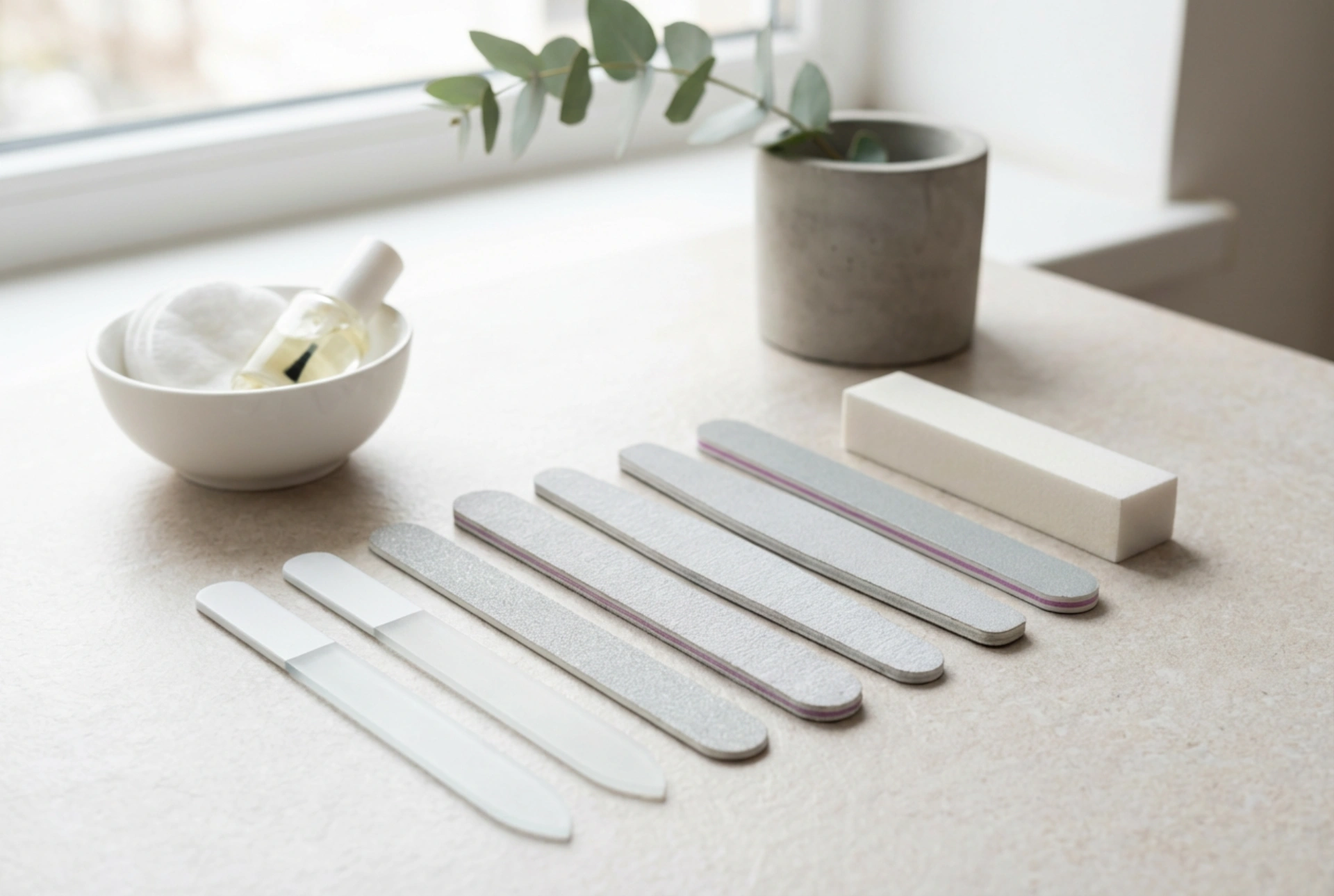 Wegwerpvijlen voor nagels: hygiëne thuis en in de salon, gradaties