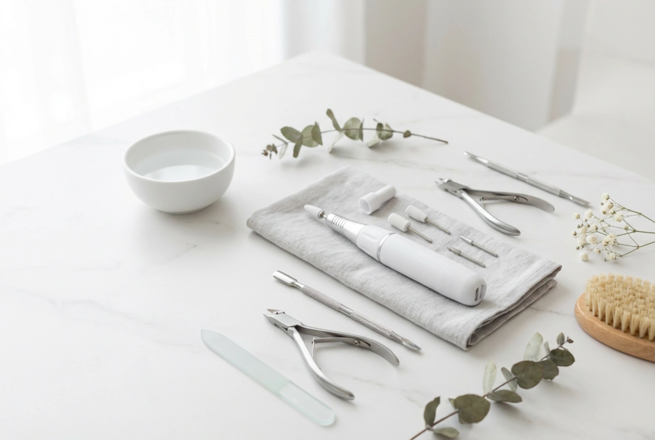 Nagelfrezen met stofafzuiging: schoon werken bij manicure en pedicure