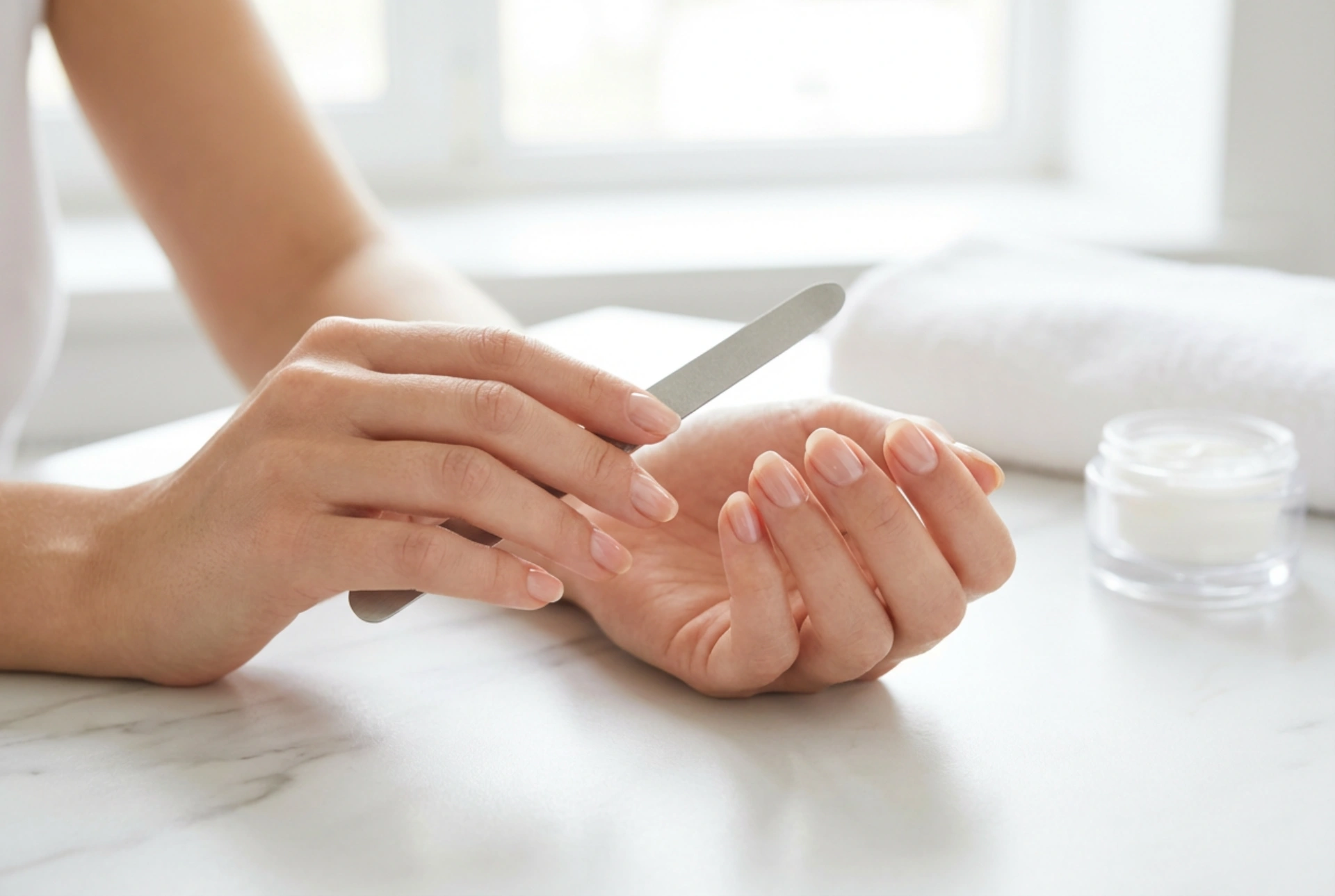 Nagelriemvijl: zachte egalisatie en een perfecte glanzende afwerking