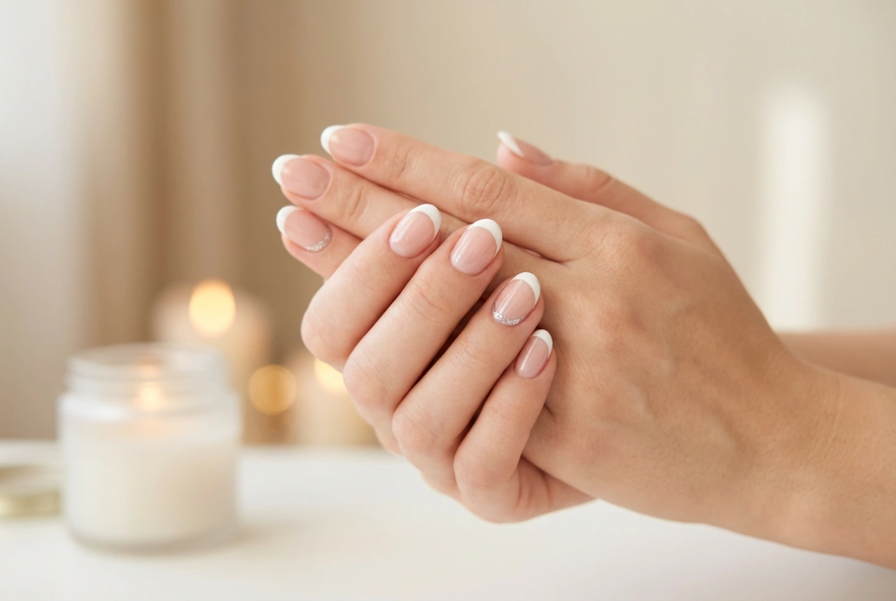 Feestelijke French Manicure: Een Klassieker met een Twist, Stap voor Stap