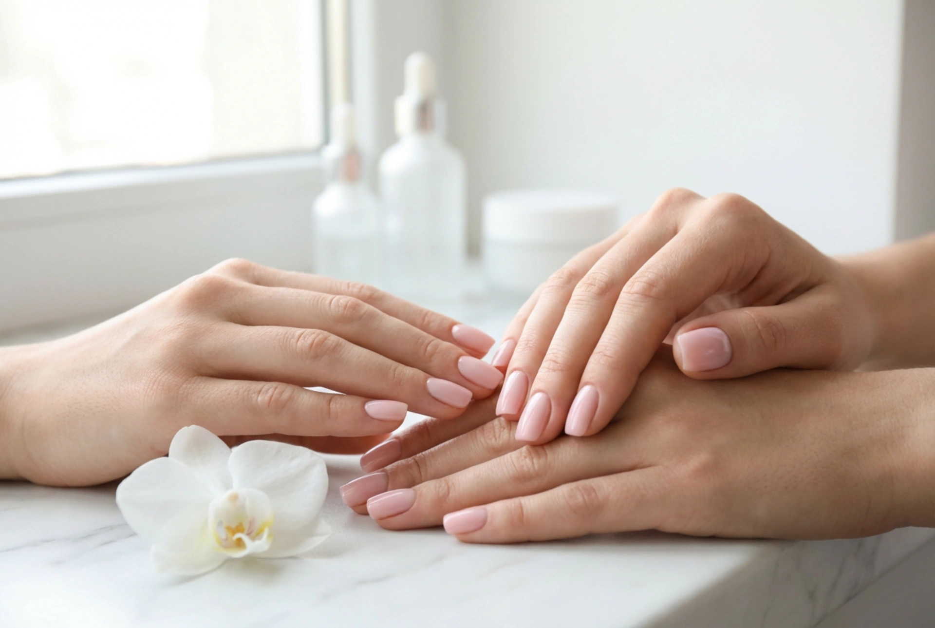 Subtiele manicure: zachte kleuren, een perfecte nagelplaat en glans