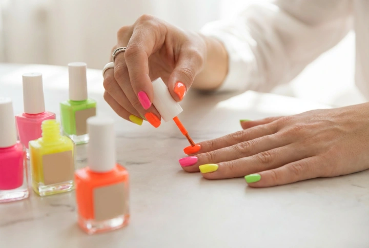 Neon nagellak stap voor stap: hoe kies en breng je felle kleuren aan