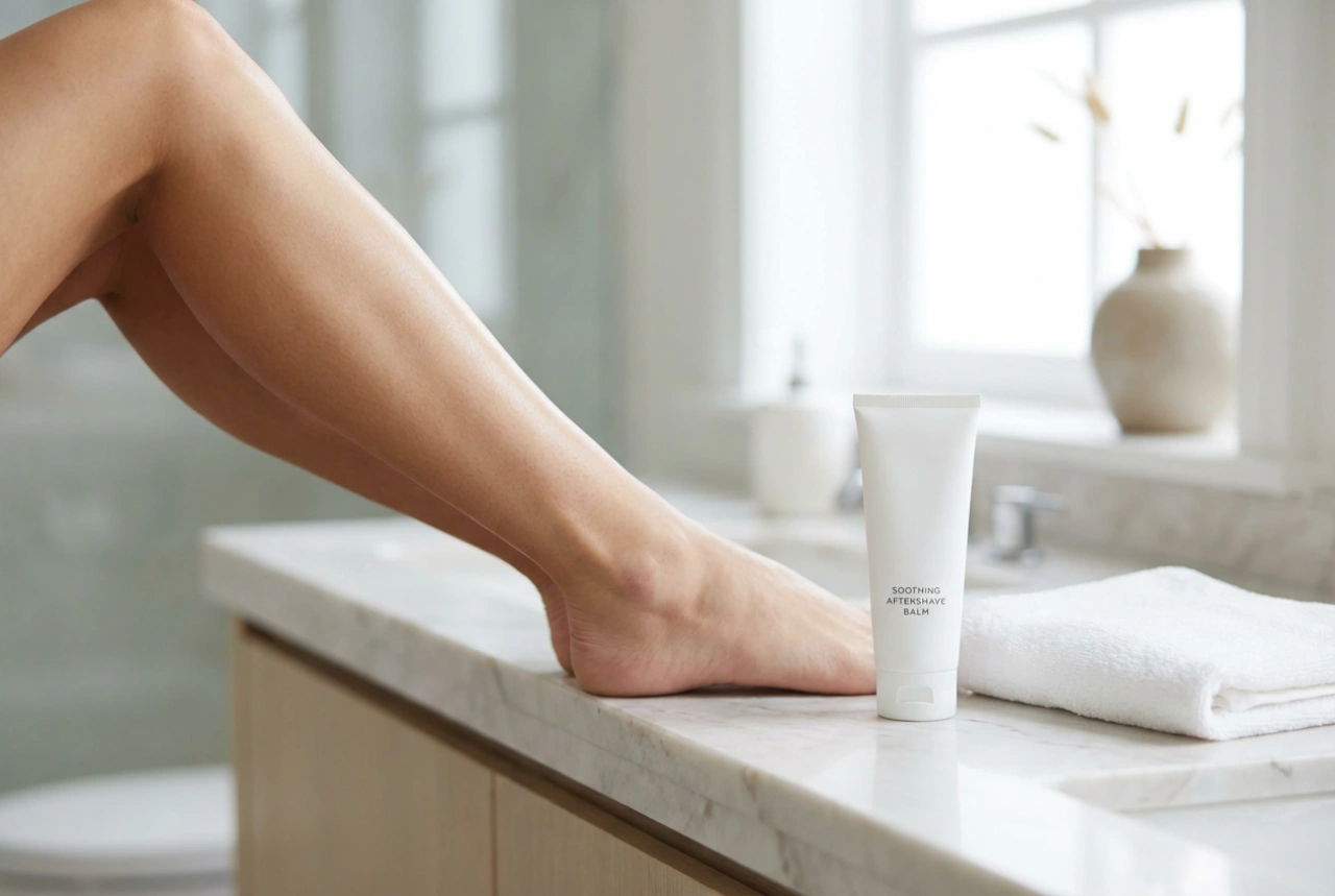 Aftershavecrème voor vrouwen: het verzachten van irritatie en hydrateren van het lichaam