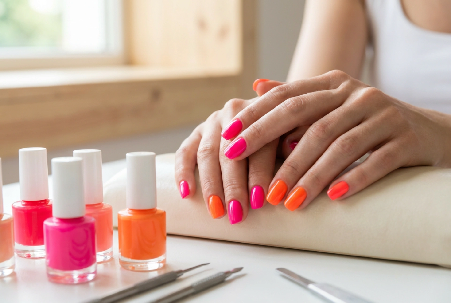 Neon Nagels Stap voor Stap: Intense Kleur en Hoge Duurzaamheid