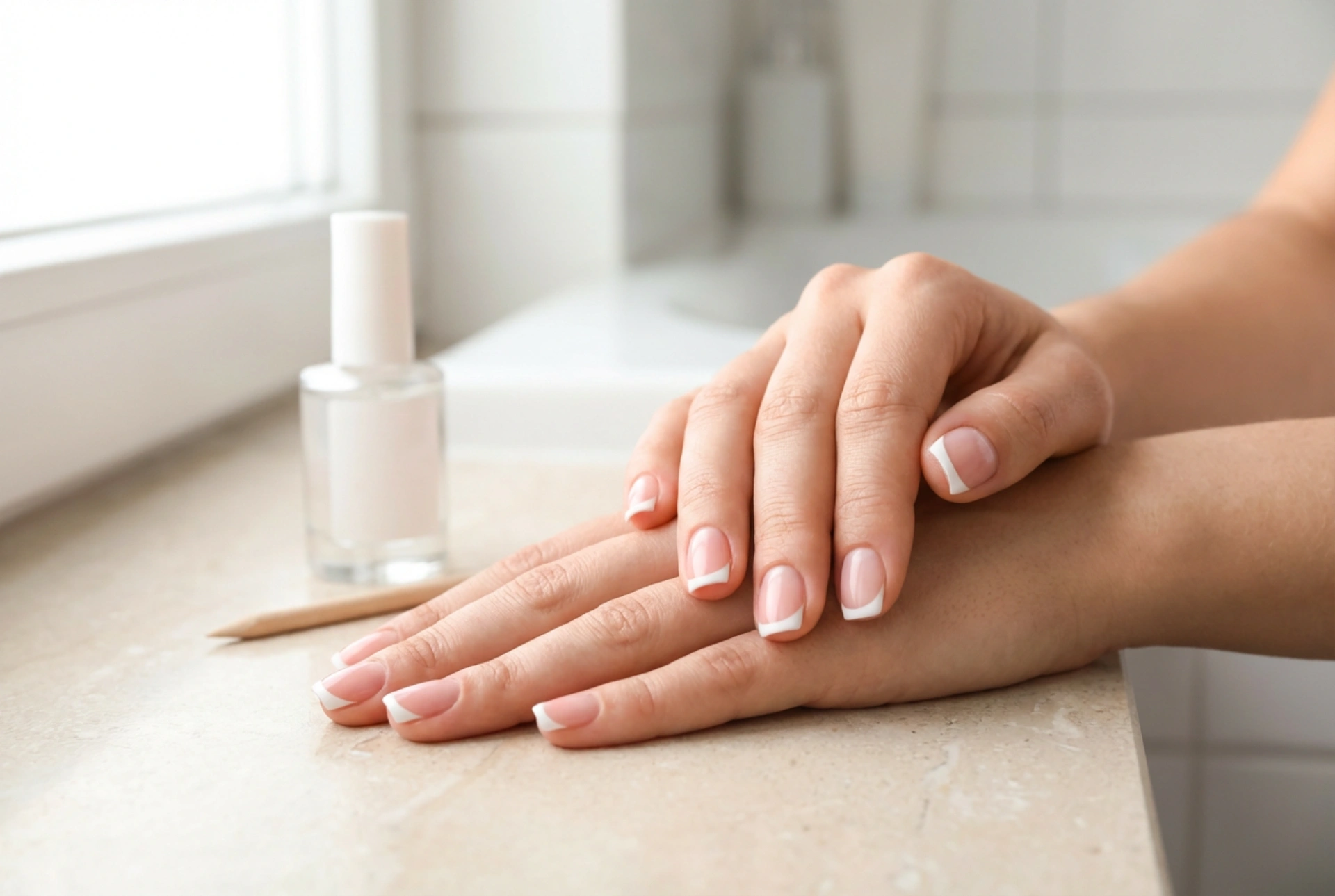 Witte nageltips: de klassieke French manicure voor thuis