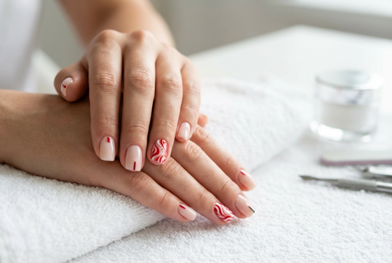 Rood-witte nagels: contrasten, patronen en snelle laktechnieken