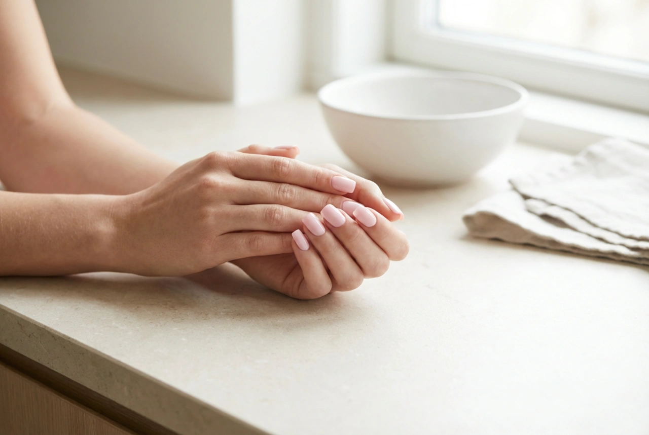 Roze vierkante nagels: hoe creëer je zachte randen en een vlekkeloze dekking