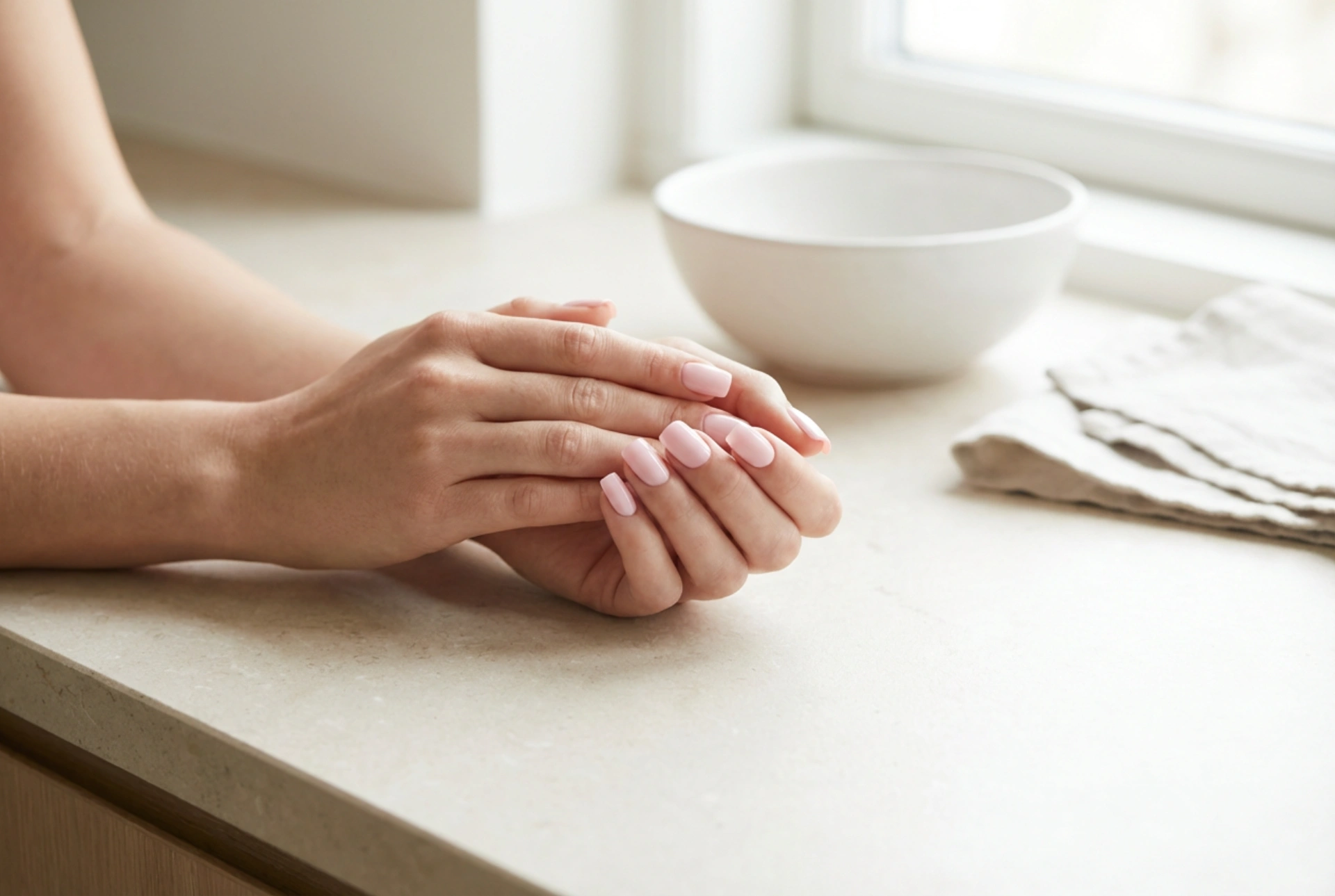Roze vierkante nagels: hoe creëer je zachte randen en een vlekkeloze dekking