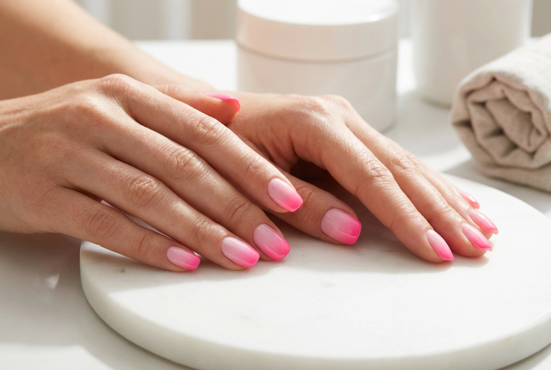 Roze ombre nagels stap voor stap: van babyboomer tot neon