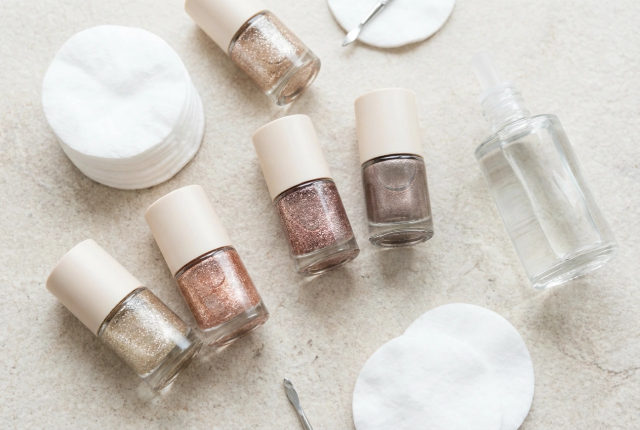 Glitter nagellak: applicatietechnieken en makkelijker verwijderen