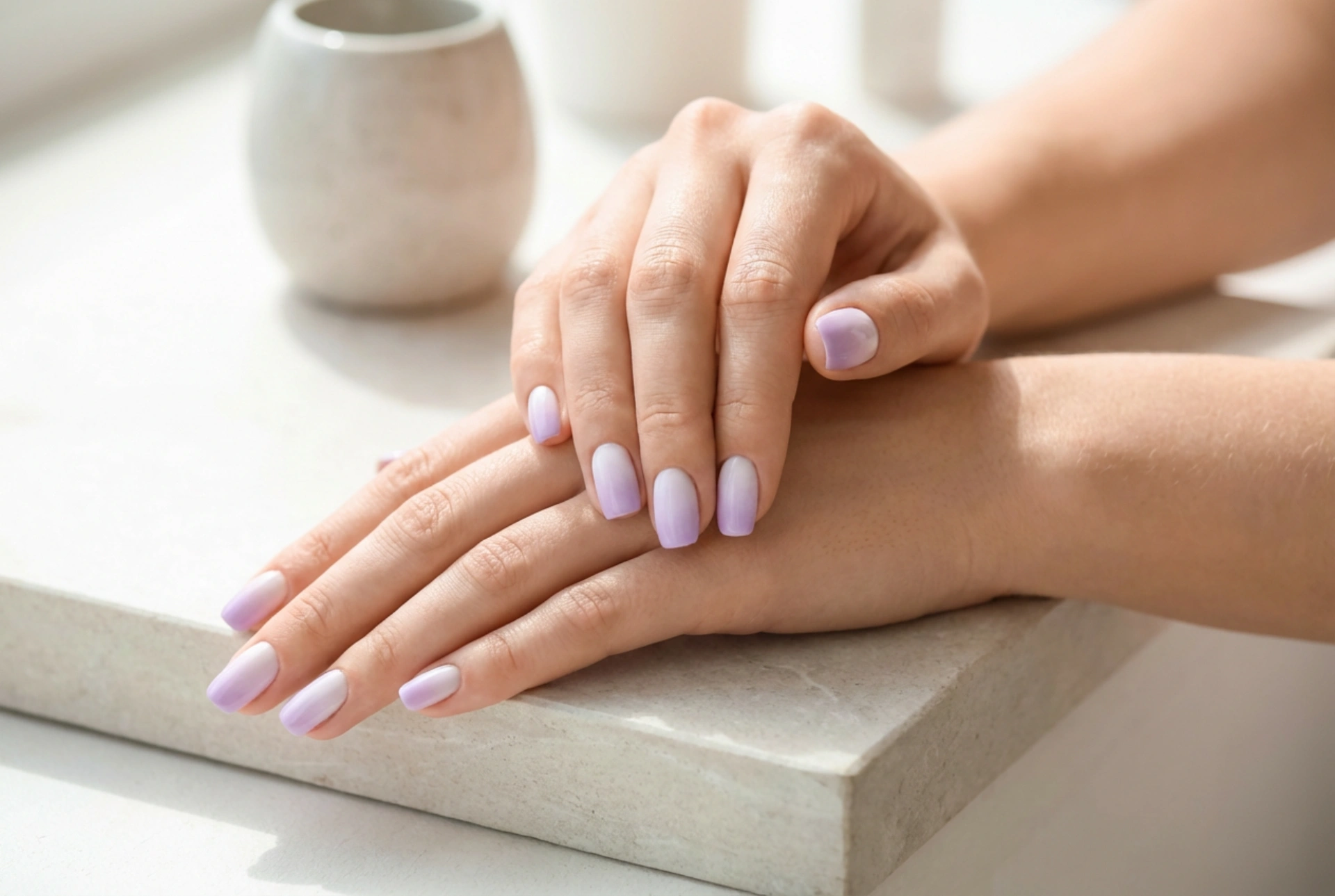 Lavendel Ombré Nagels: Zachte Kleurovergangen Stap voor Stap