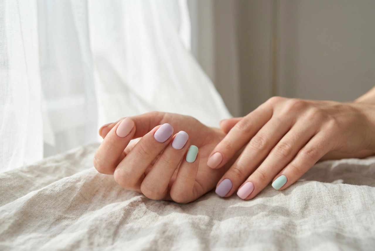 Matte nagels voor de zomer: pastelkleuren, matte topcoat en duurzaamheid