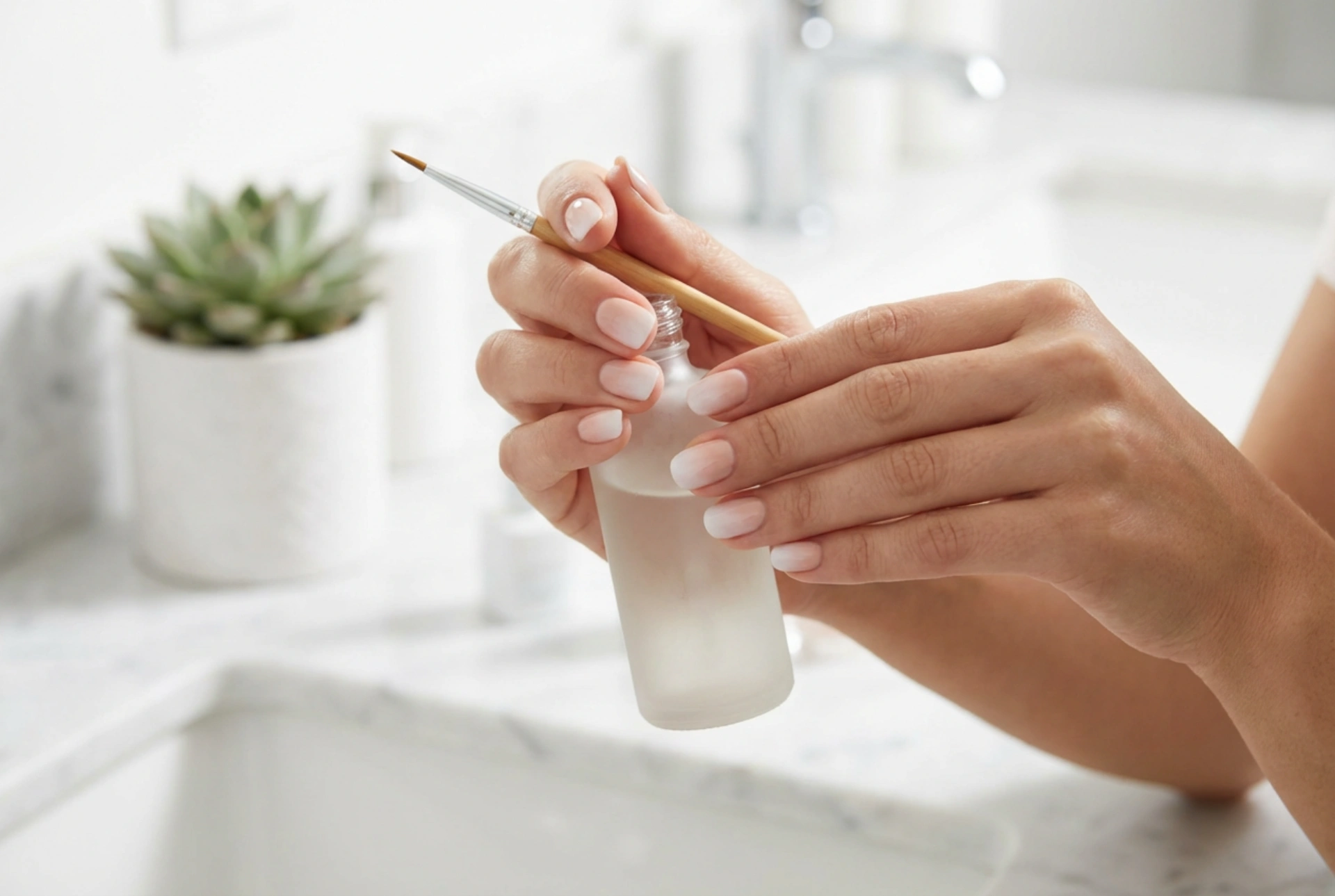 Lichte ombre nagels: een subtiel effect voor elke dag in een paar stappen