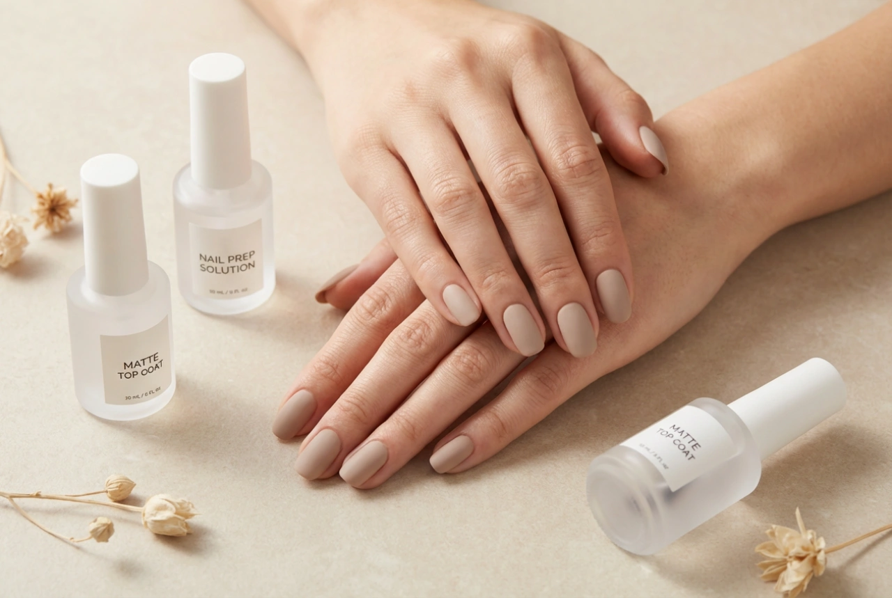 Matte Afwerking: Streeploze Matte Nagels, Ontvetten en Topcoat