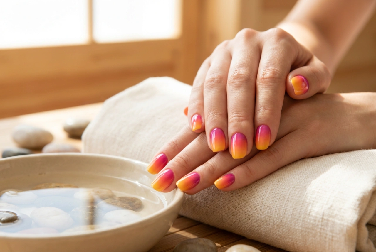 Zomerse manicure: duurzame en intensieve ombre nagels voor de zomer