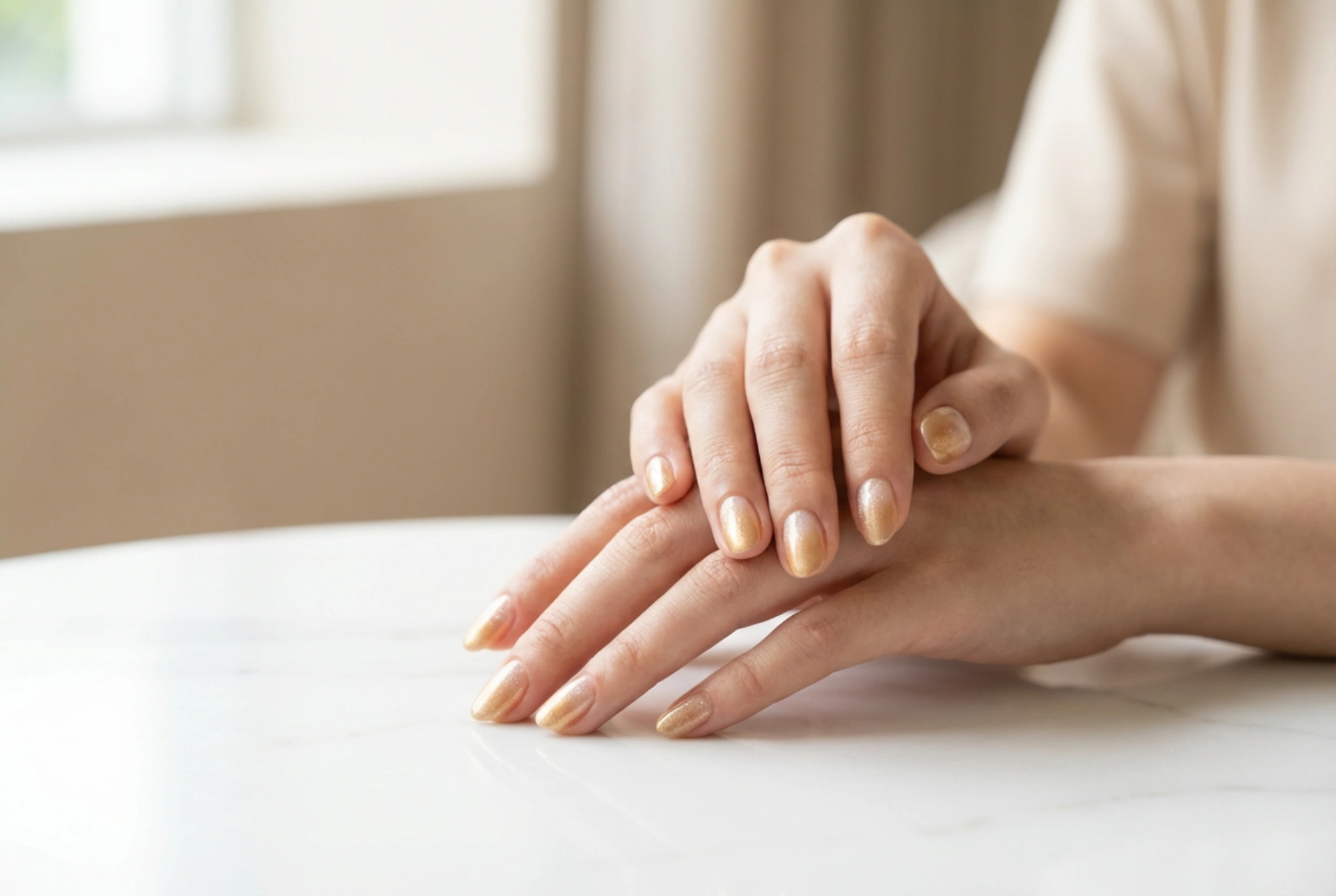 Gouden ombre op de nagels: hoe creëer je een elegante en subtiele look