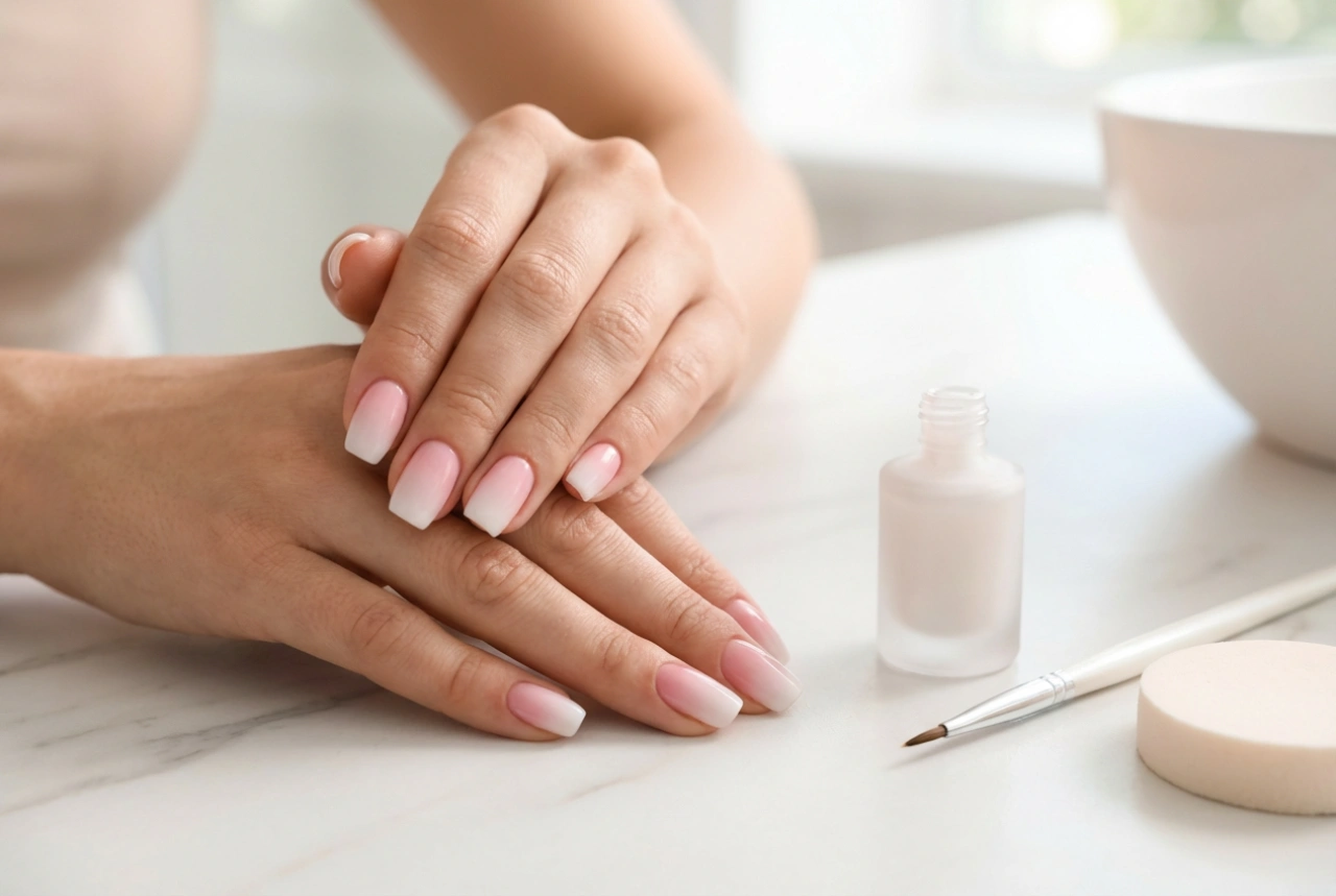 Ombre nagelstyling: technieken voor schaduwen met een penseel en een sponsje