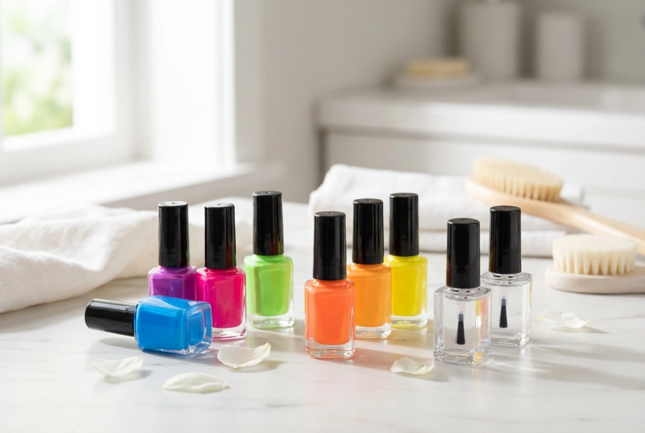 Neon Gellak: Intense Dekking en de Juiste Basis- en Topcoats