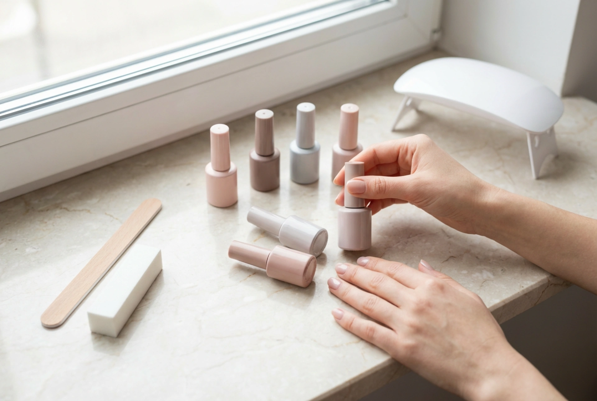 Gellak voor beginners: keuze, voorbereiding van de nagel en uitharding
