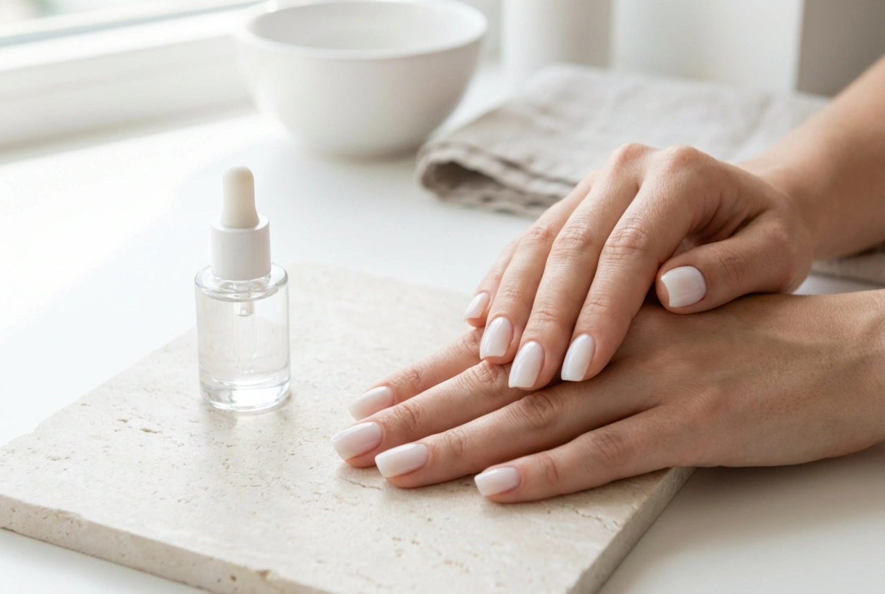 Melkwitte gellak: het natuurlijke milky nails effect stap voor stap
