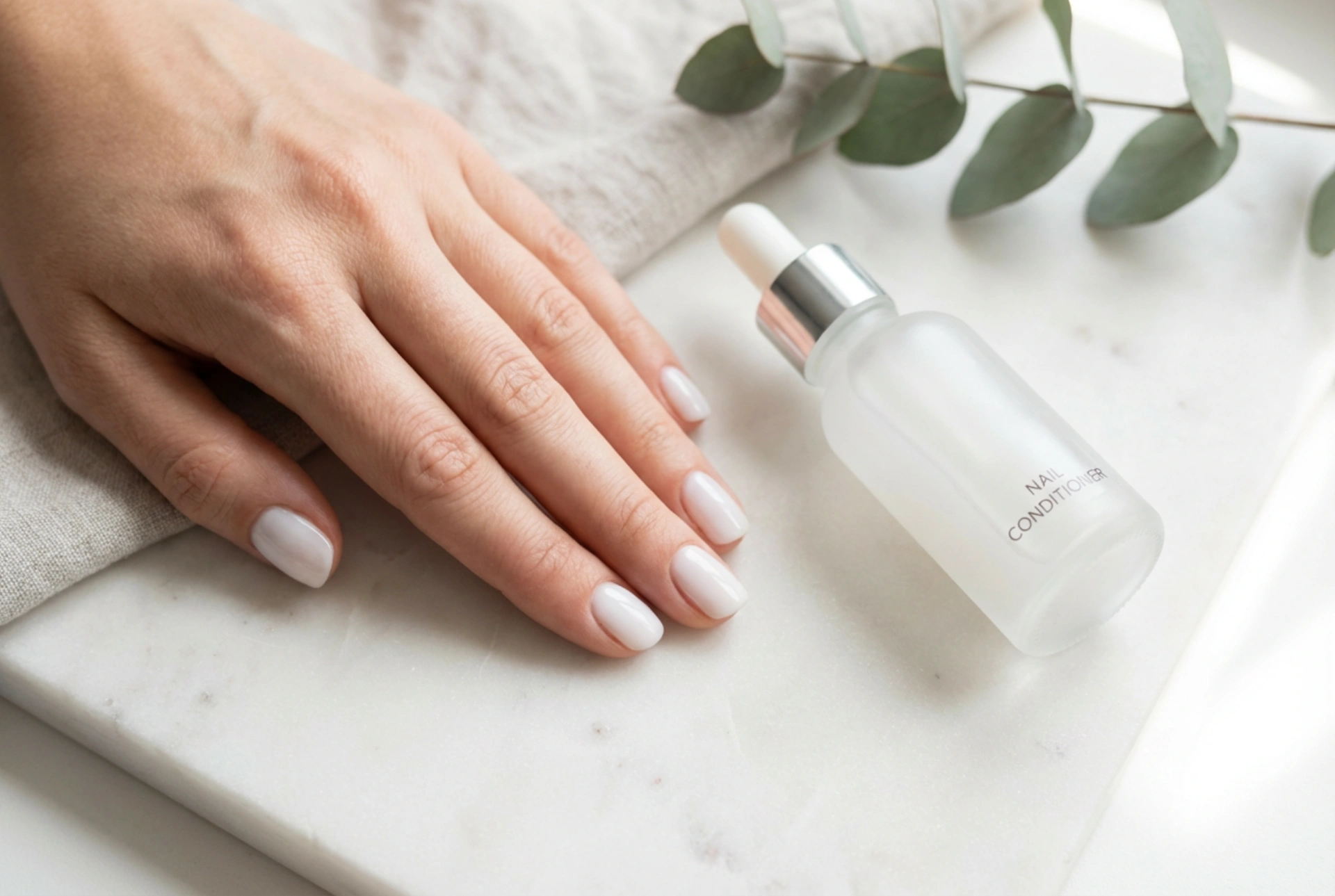 Melkachtige nagelconditioner: egale kleur en een snelle, verzorgde look