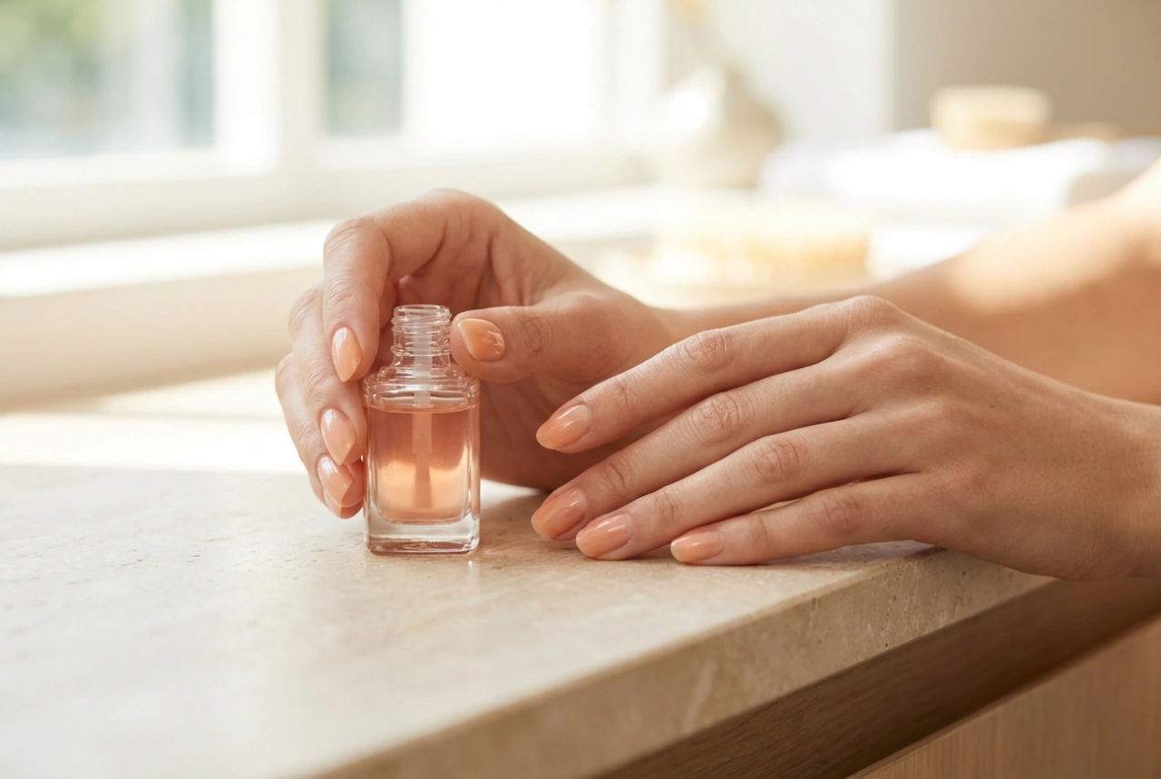 Gekleurde nagelconditioner: natuurlijk effect, dekking en verzorging