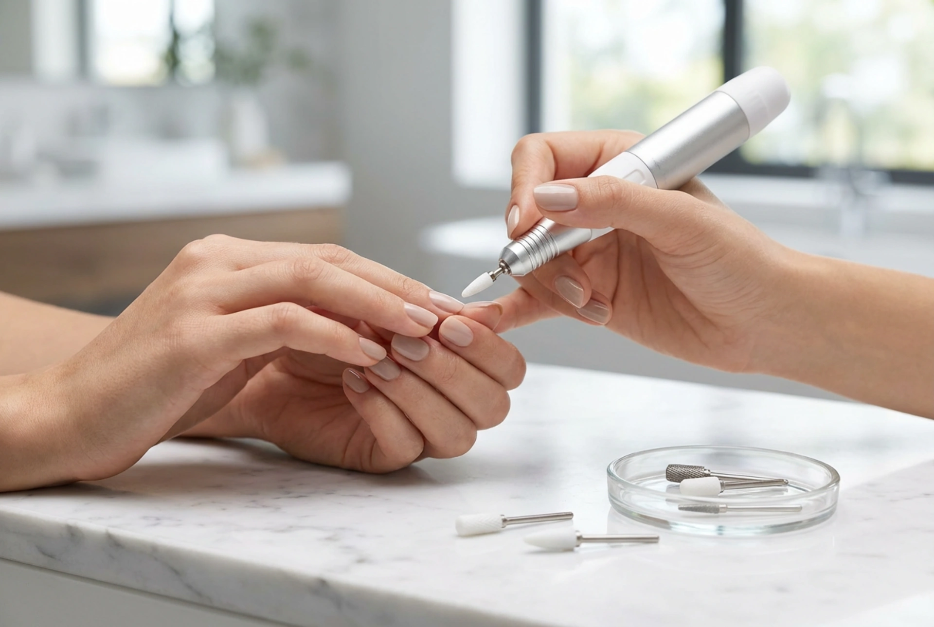 Nagelfrees thuis gebruiken: veiligheid, opzetstukjes vervangen en onderhoud