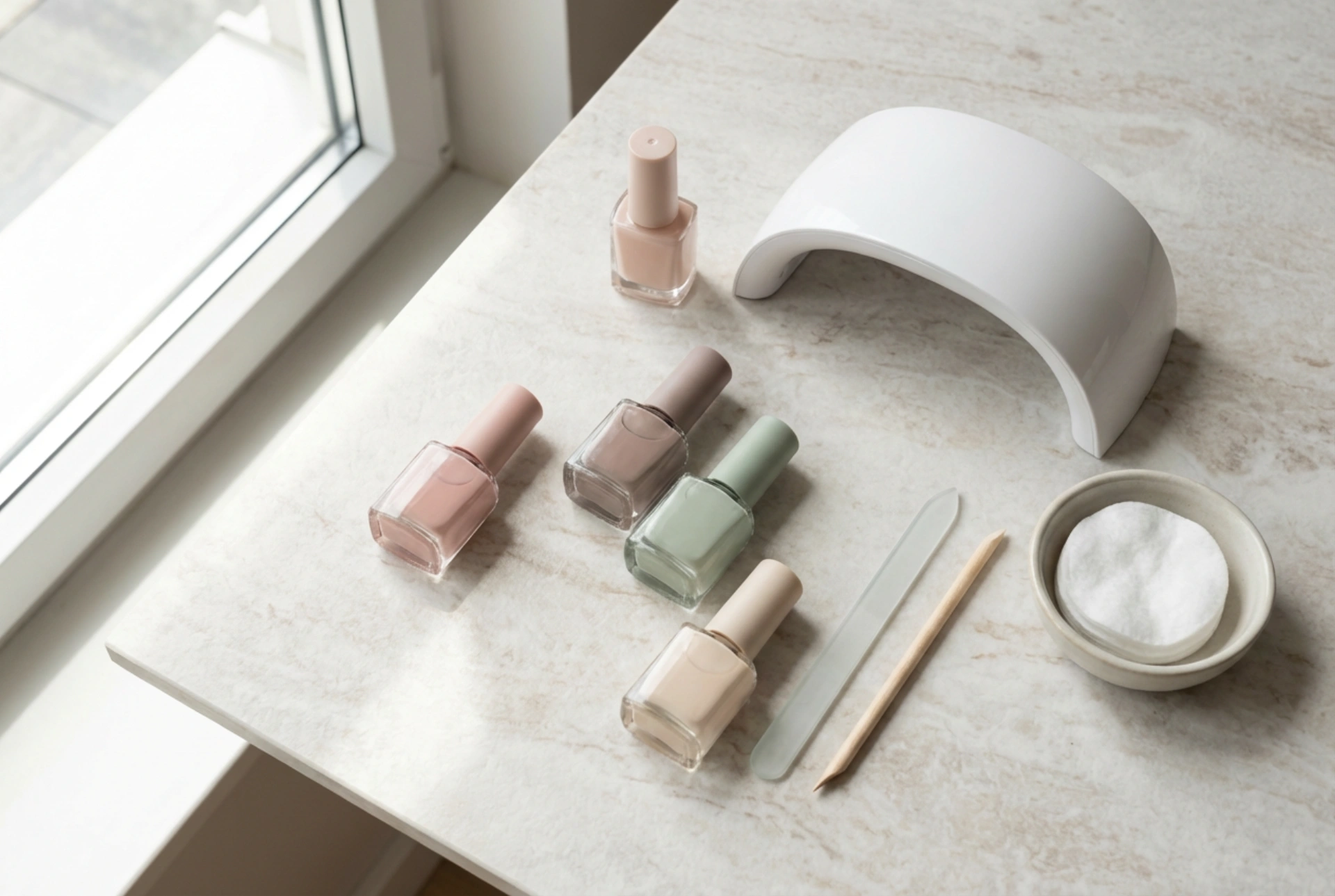 Hybride nagellak set: samenstellen, veiligheid en eerste styling