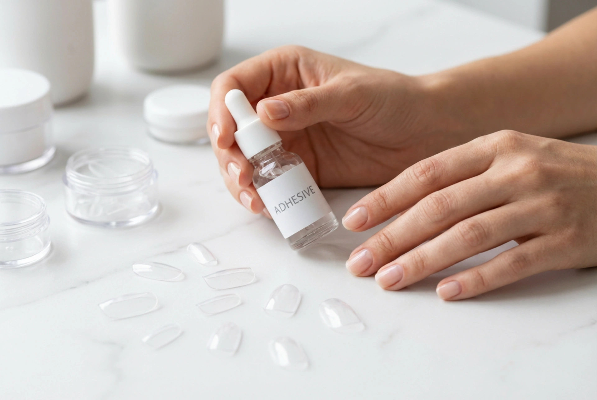 Nageltips voor het verlengen van nagels: vormkeuze, lijmen en afwerking