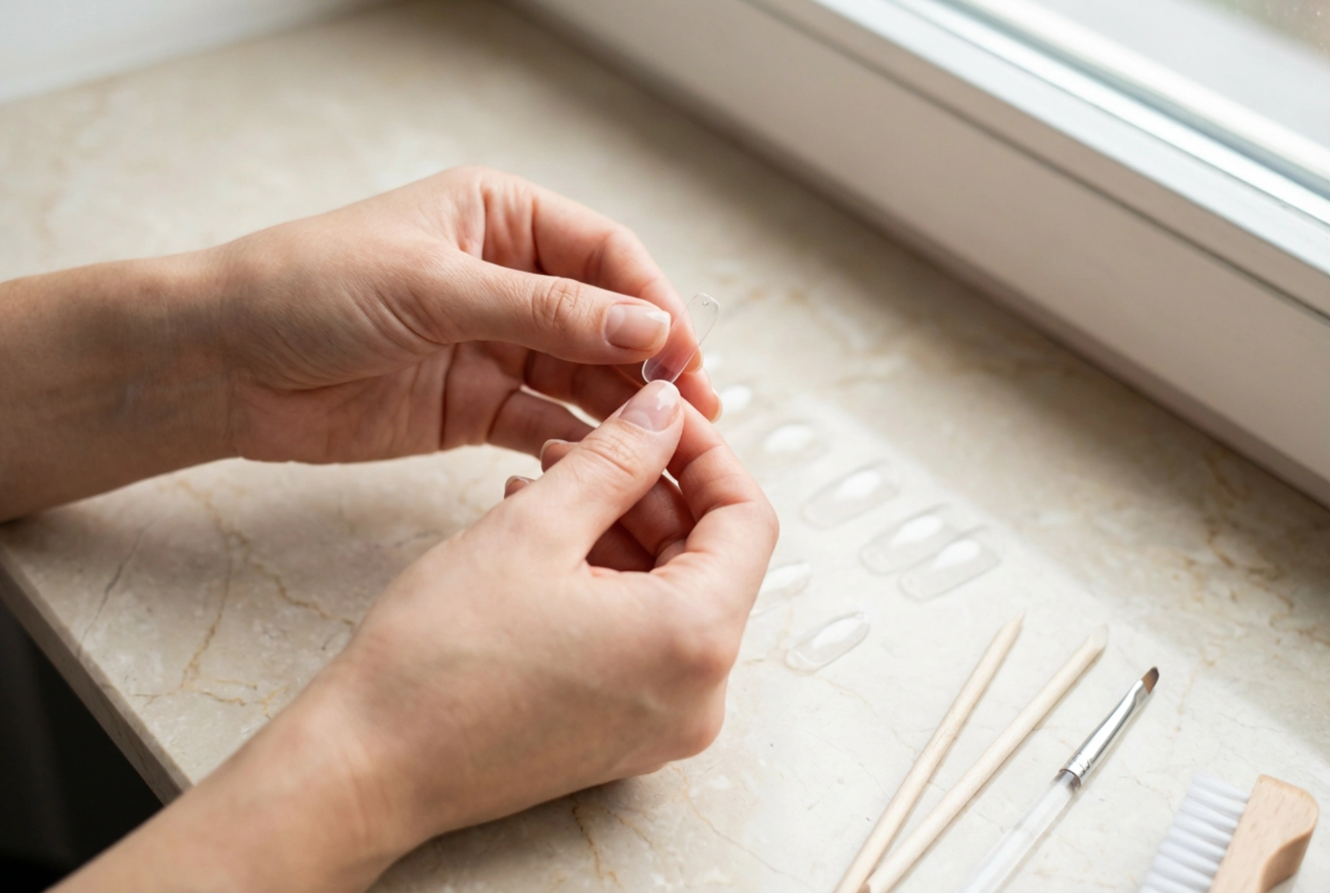 Geltips: hoe je ze kiest, aanbrengt en voorbereidt voor het lakken