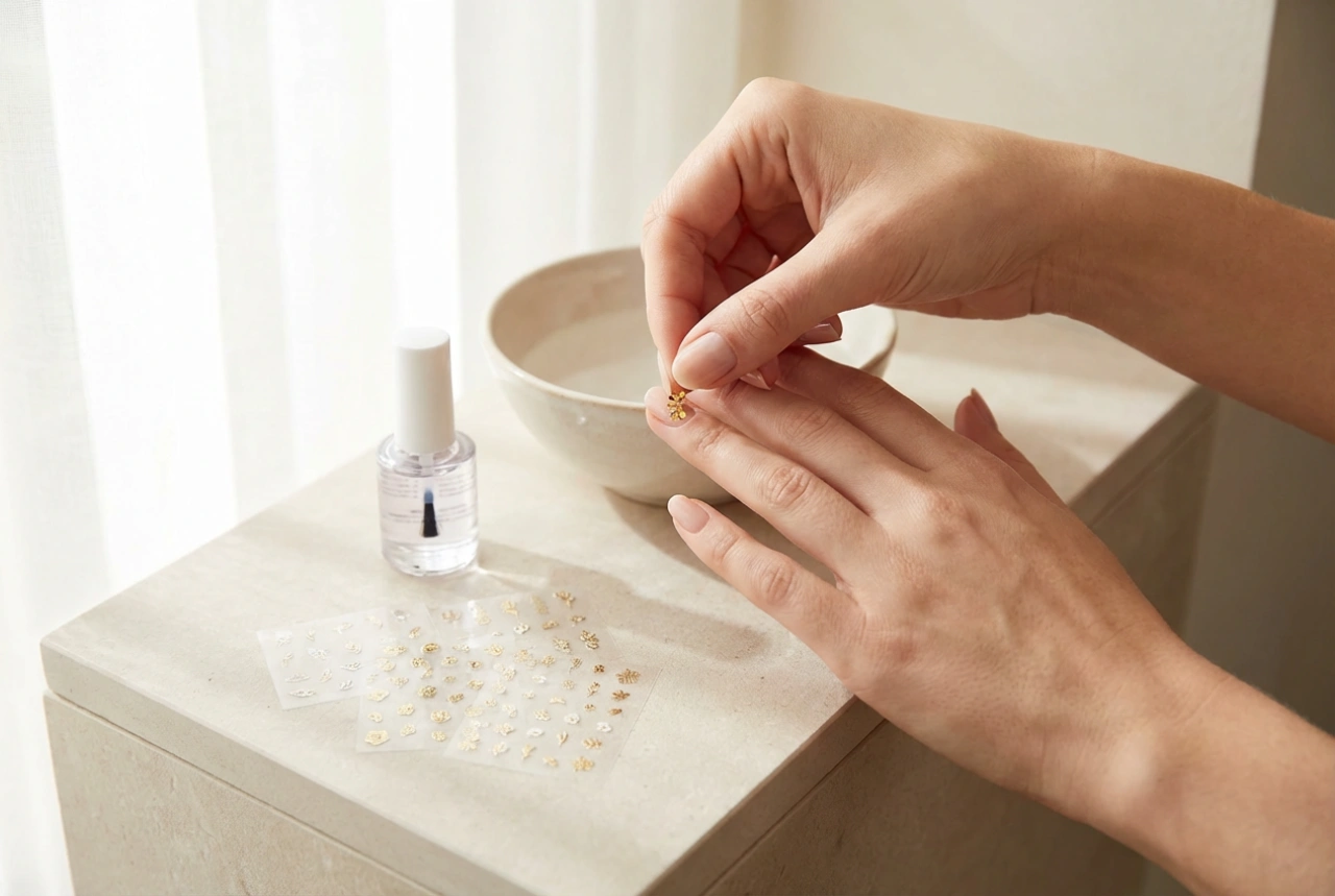 Nagelstickers voor gellak: soorten, aanbrengen en afwerken met een topcoat