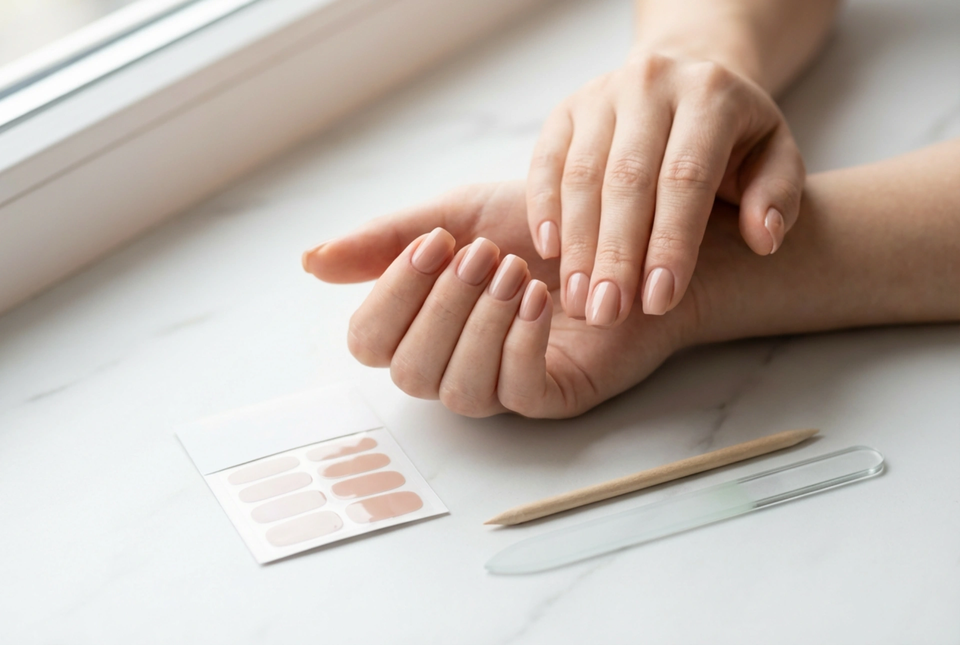 Hybride Nagelstickers: Voorbereiding en Applicatie voor een Langdurig Resultaat