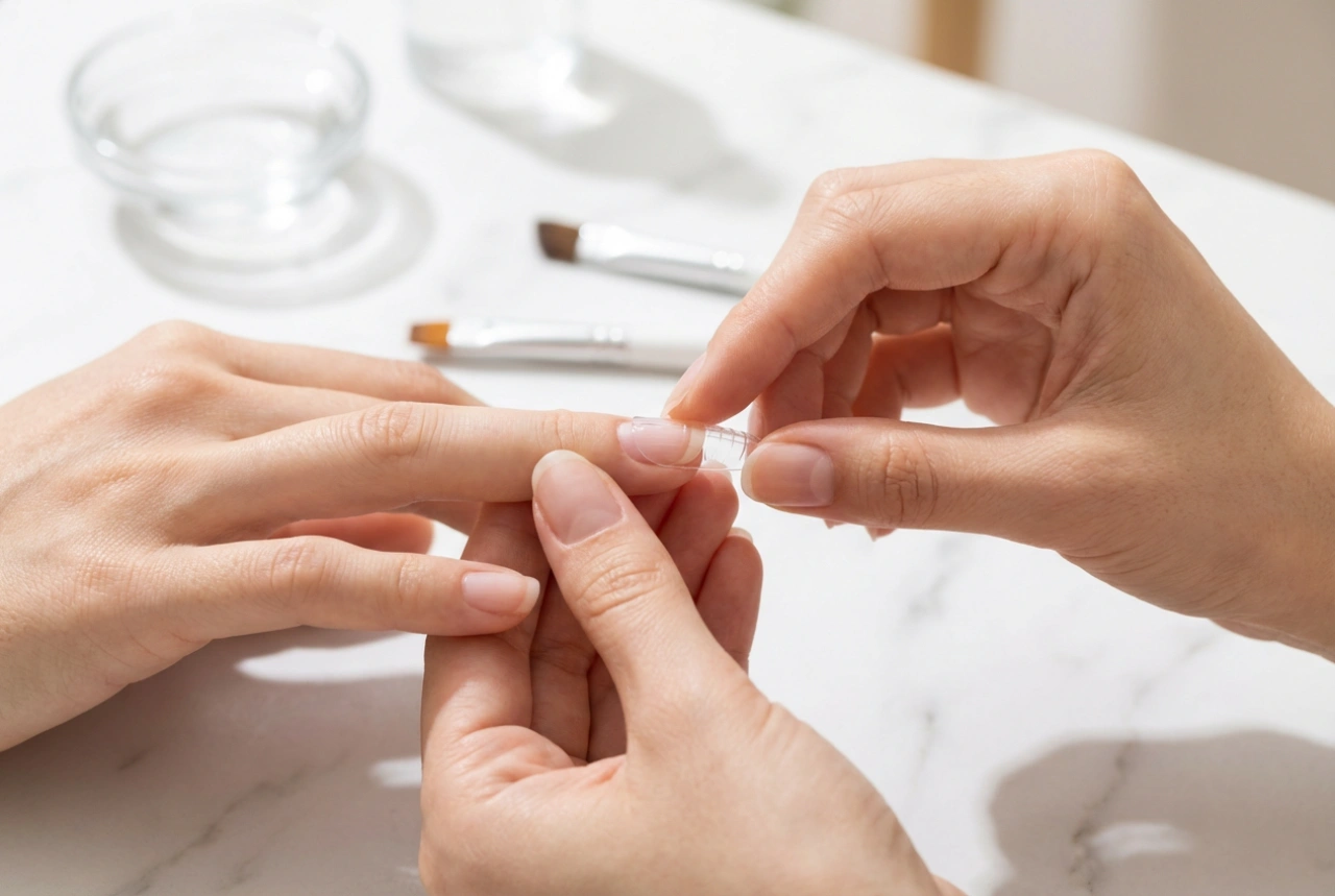 Sjablonen voor nagelverlenging: hoe u ze perfect aanpast en correct aanbrengt