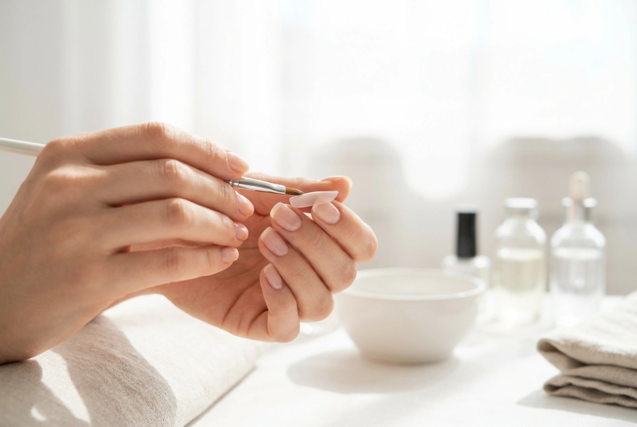 Nageltips voor verlenging: de juiste maat kiezen, lijmen en de overgang blenden